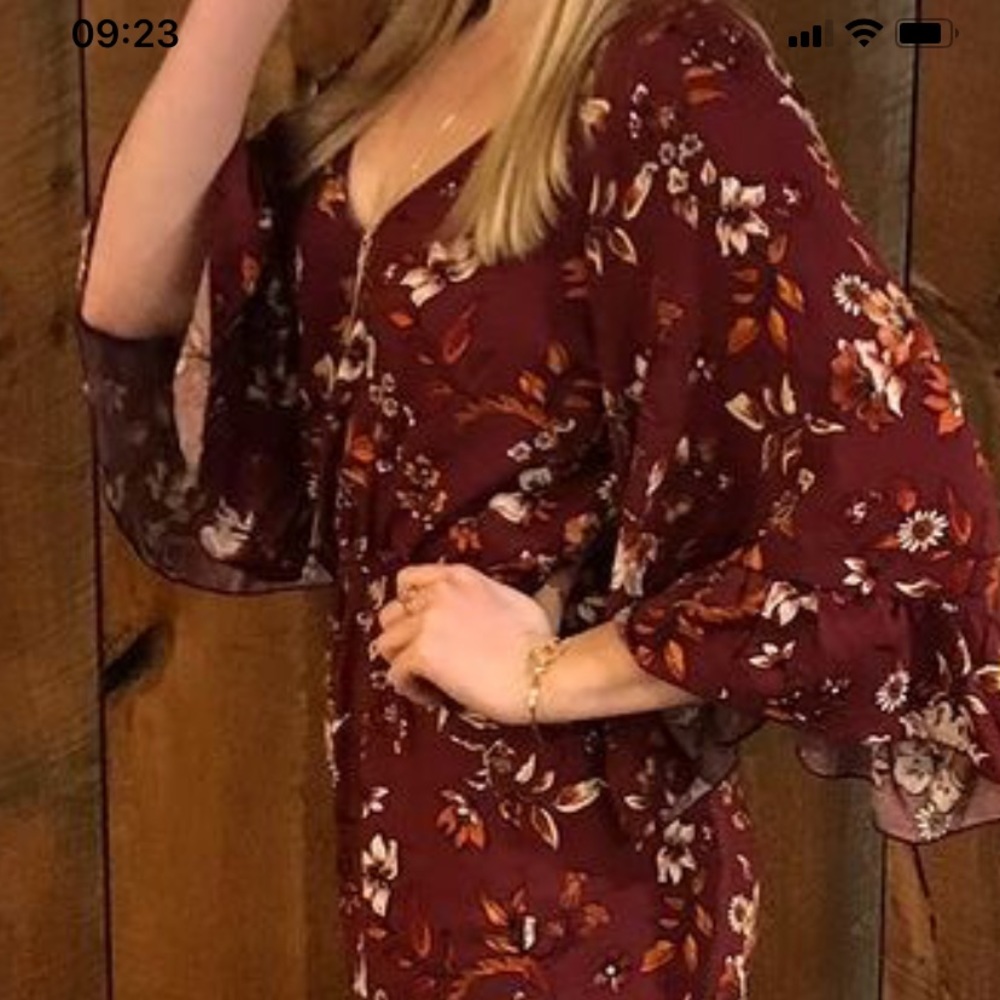 Jumpsuit Burgundy Eyeshadow Small